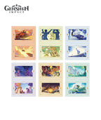 [Official Merch] Genshin Impact The Long Way Home Badge & Collection Card Set