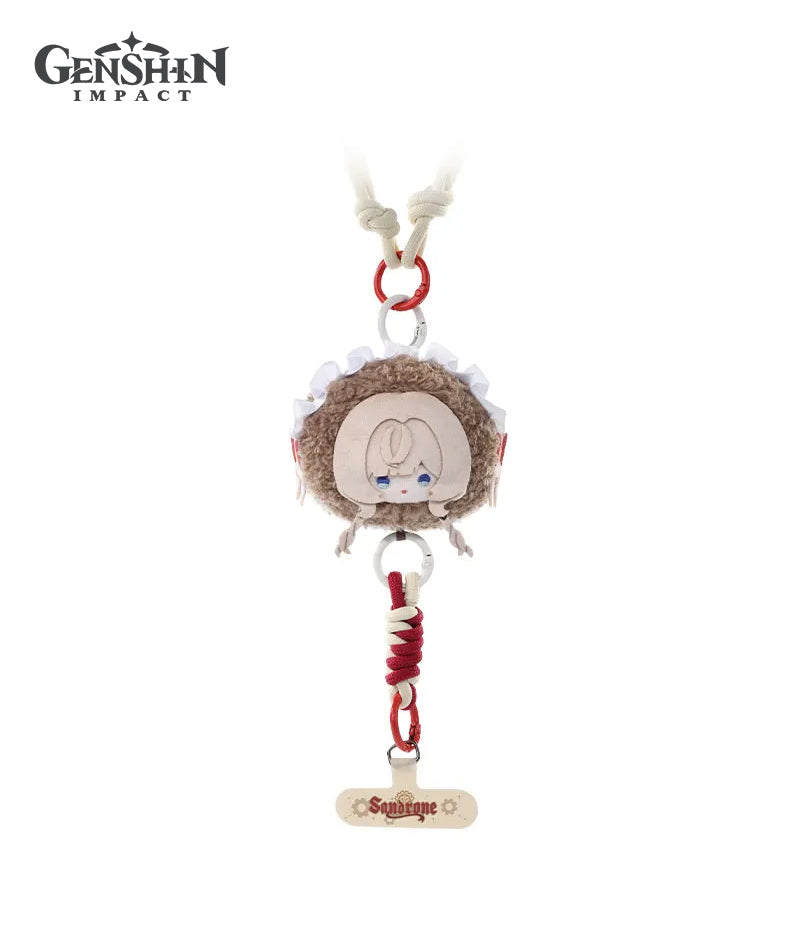 Genshin Impact Aurora Party Plush Phone Lanyard