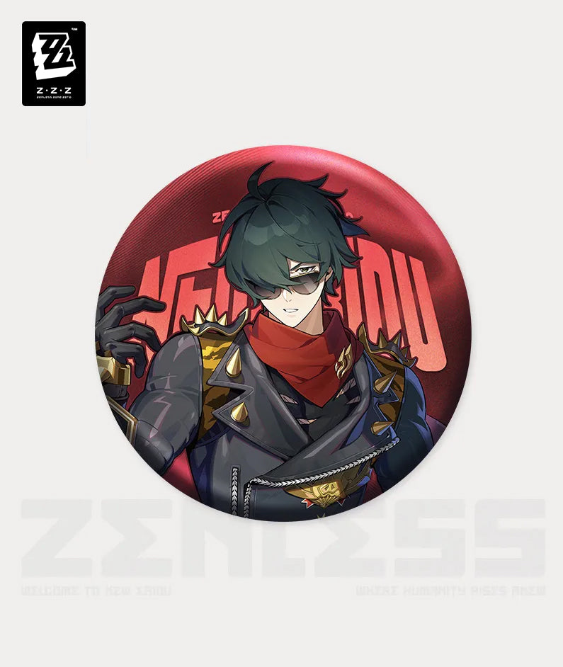 Zenless Zone Zero Sons of Calydon Character Tinplate Badge