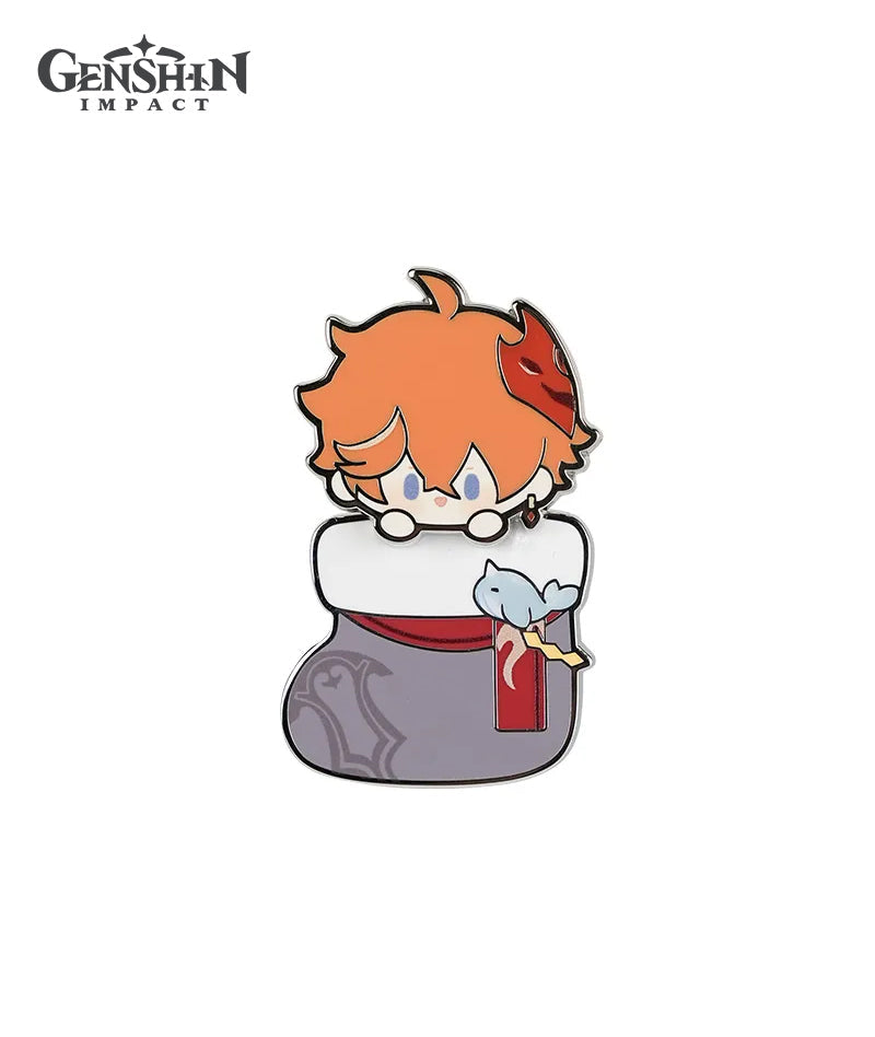 Genshin Impact House of the Hearth Winter Metal Badge