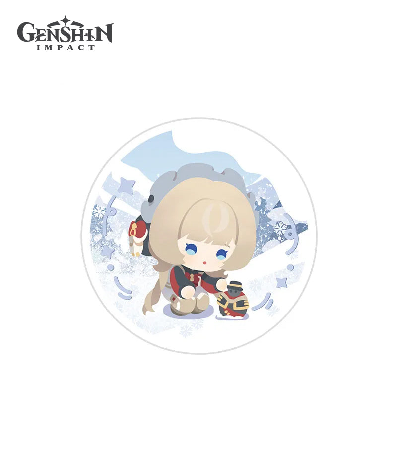 Genshin Impact Aurora Party Glitter Phone Stand