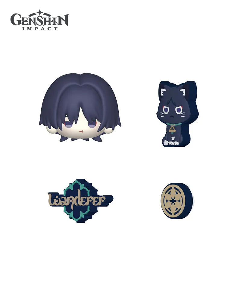 Genshin Impact Aurora Party DIY Soft PVC Charm Kit