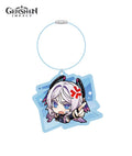 Genshin Impact Natlan Chibi Character Expression Series Acrylic Keychain