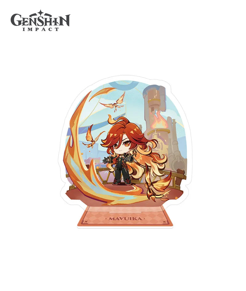 Genshin Impact Teyvat Expo Collection: Badges, Stands & Fridge Magnets
