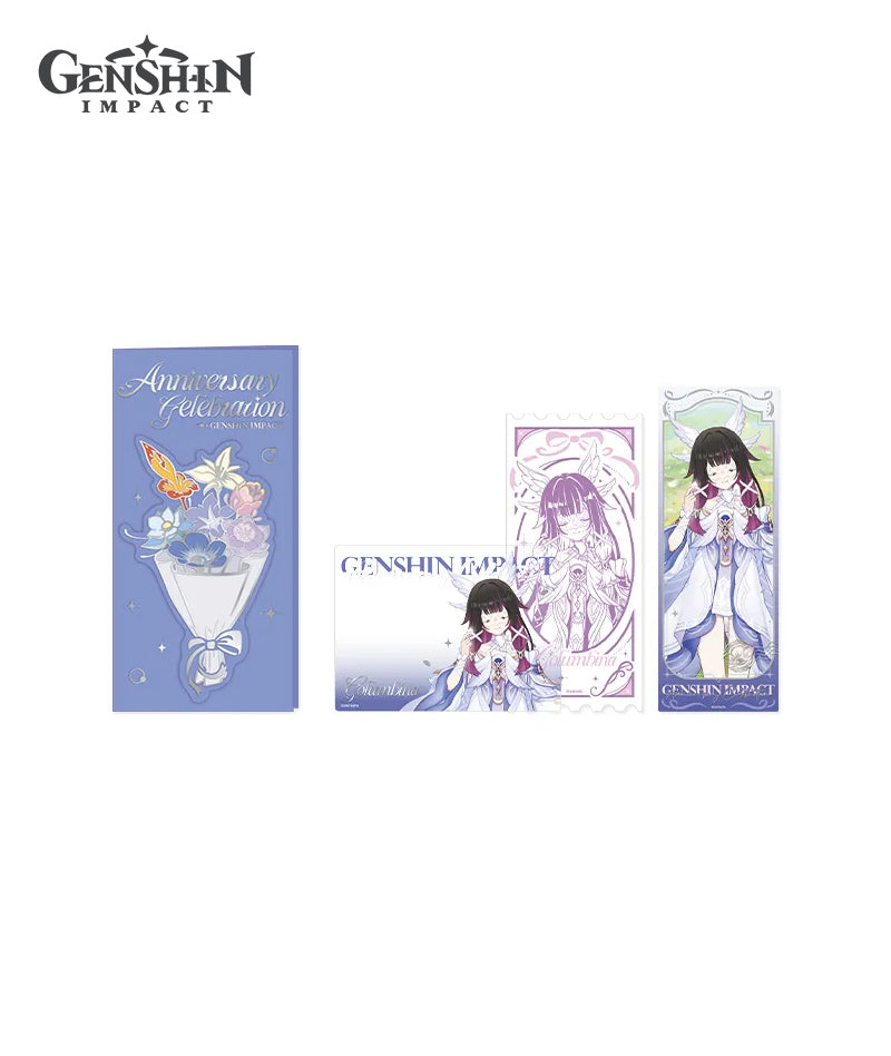 [Official Merch] Genshin Impact 5th Anniversary Commemorative Ticket Set