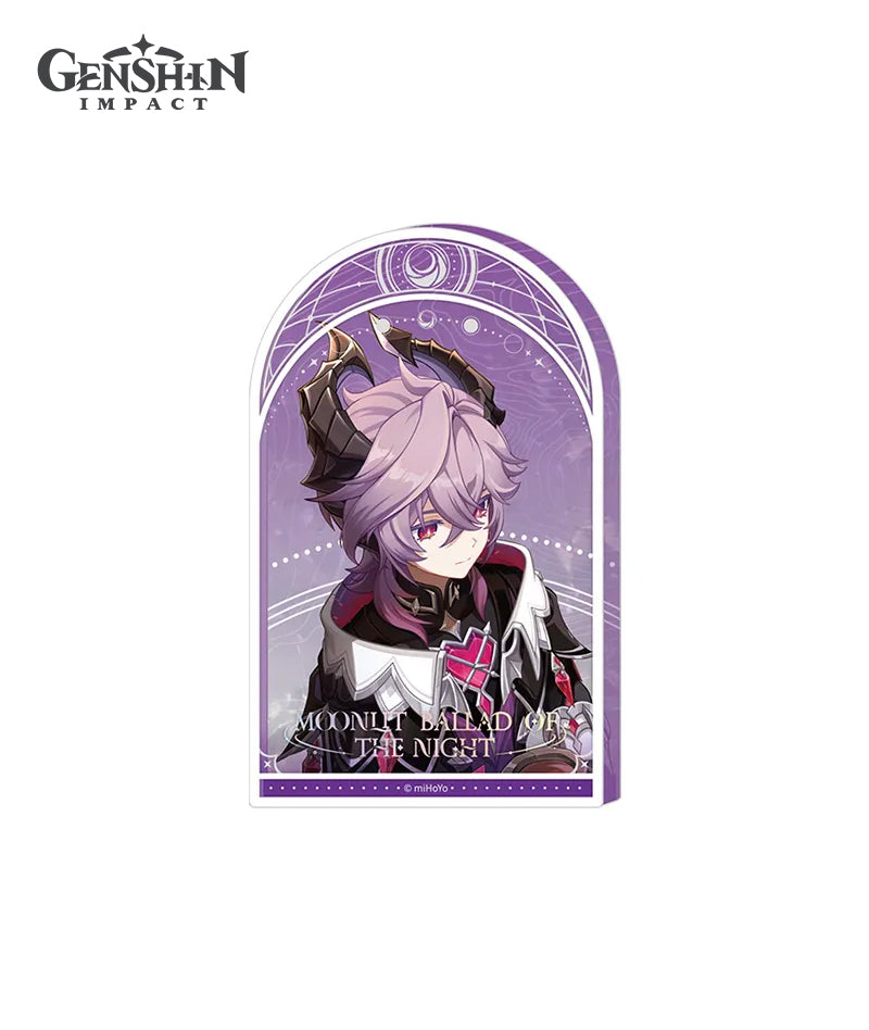 Genshin Impact Moonlit Ballad of The Night Acrylic Block