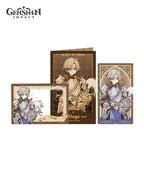 [Official Merch] Genshin Impact Tabletop Troupe Merch | Badge, Standee & Ticket Set