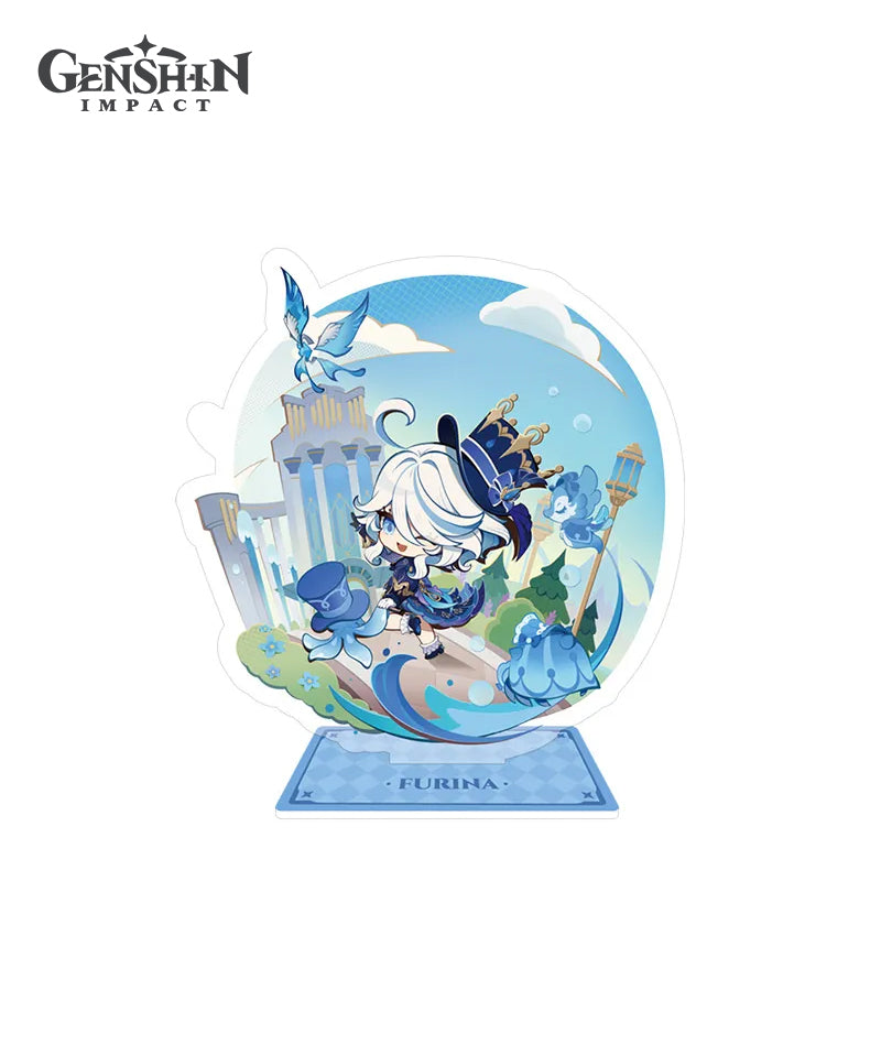 Genshin Impact Teyvat Expo Collection: Badges, Stands & Fridge Magnets