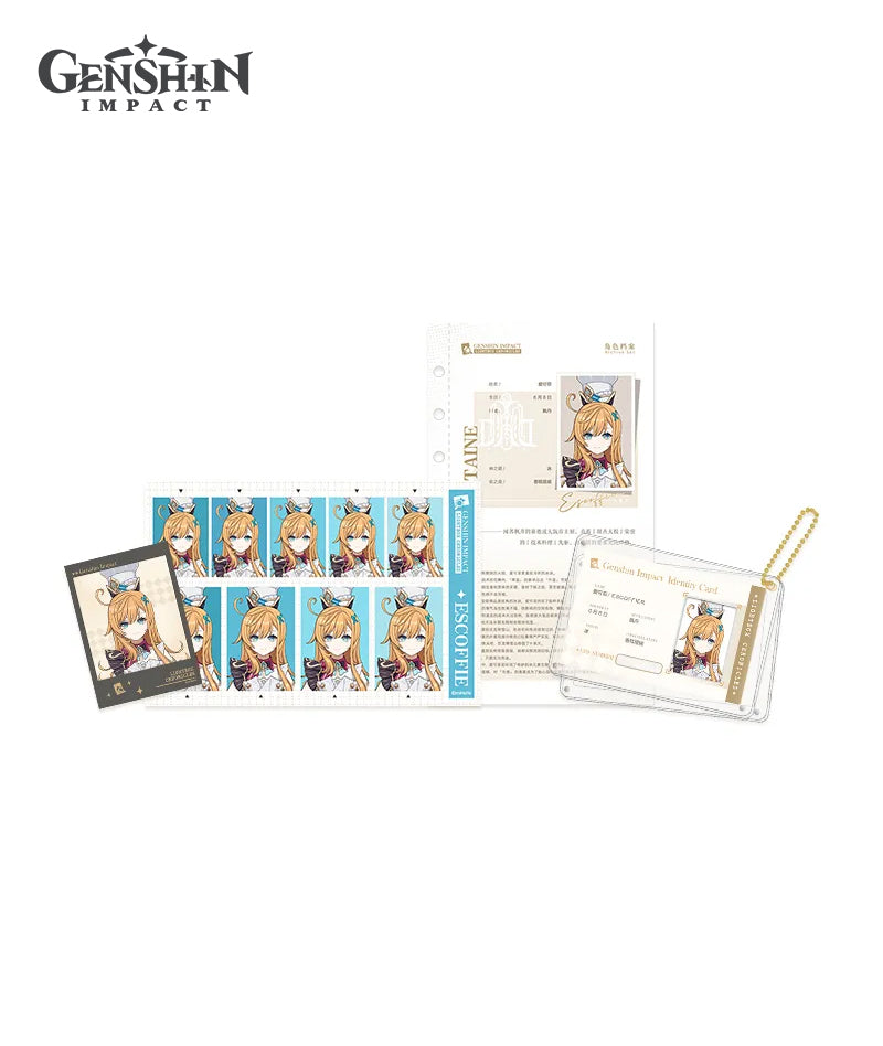 [Official Merch] Genshin Impact Lightbox Chronicles Character File Set
