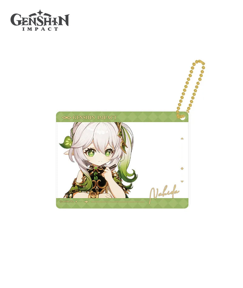 [Official Merch] Genshin Impact The Long Way Home Badge & Photo Card Charm