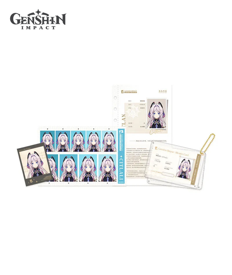[Official Merch] Genshin Impact Lightbox Chronicles Character File Set
