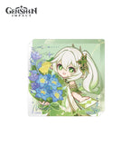 [Official Merch] Genshin Fragrant Listening Time Character Badge & Acrylic Block