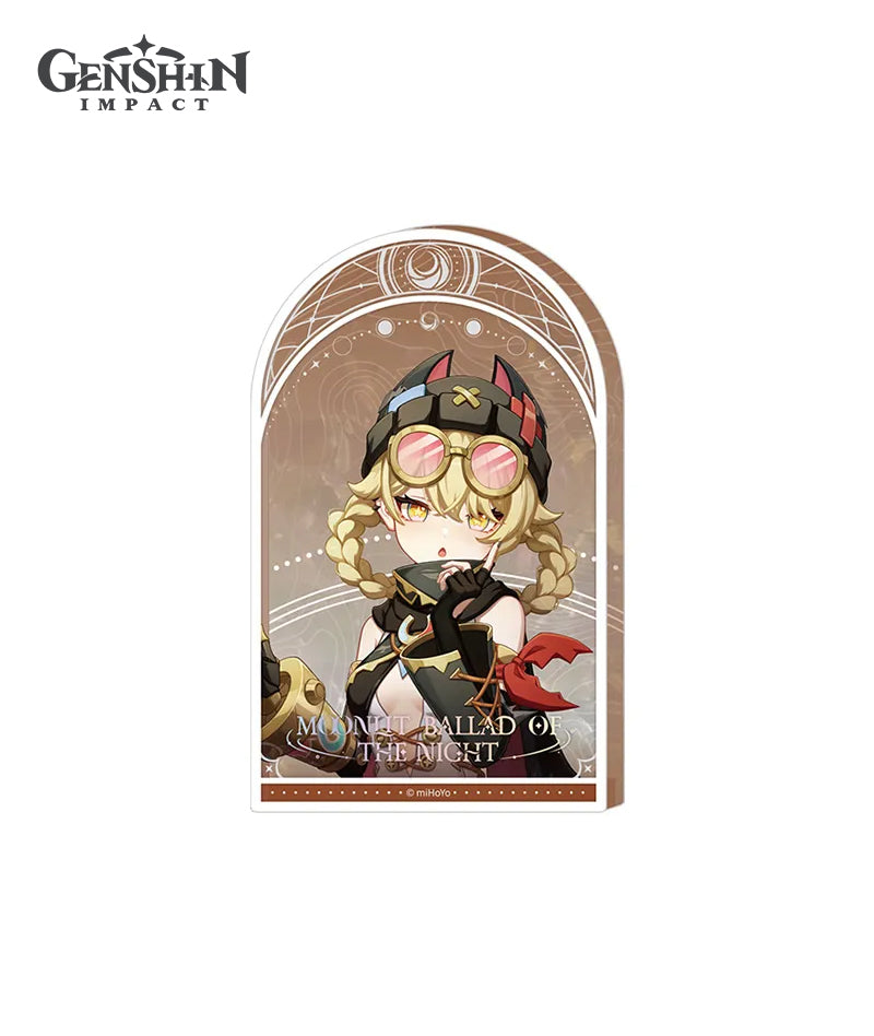 Genshin Impact Moonlit Ballad of The Night Acrylic Block