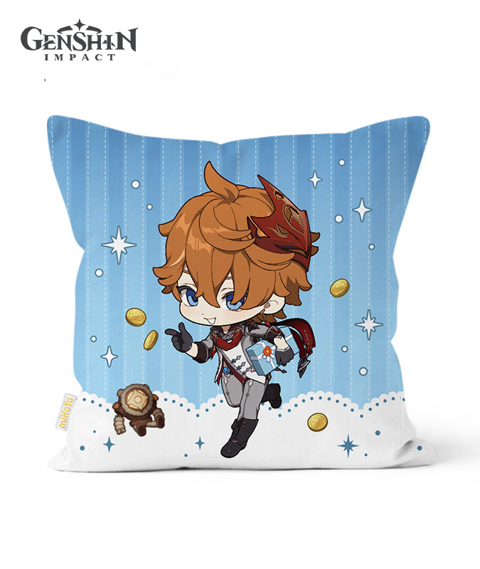 [Official Merchandise] Genshin Impact Destined Courtesy Series: Pillow, Badge & Hangable Stand
