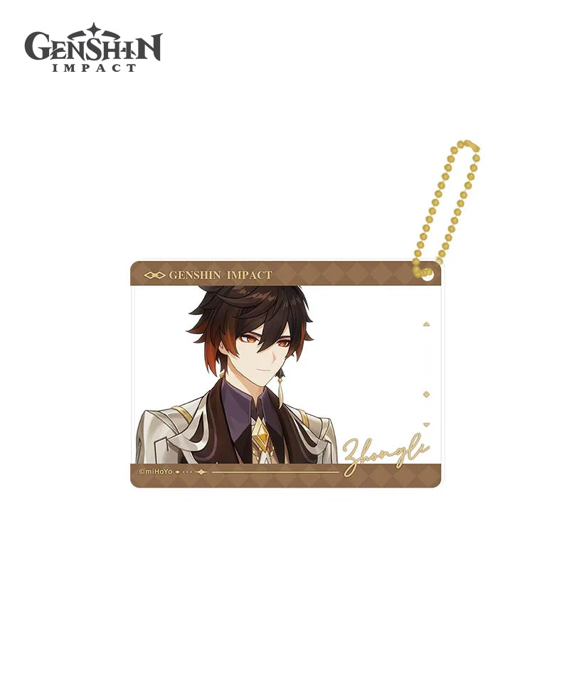[Official Merch] Genshin Impact The Long Way Home Badge & Photo Card Charm