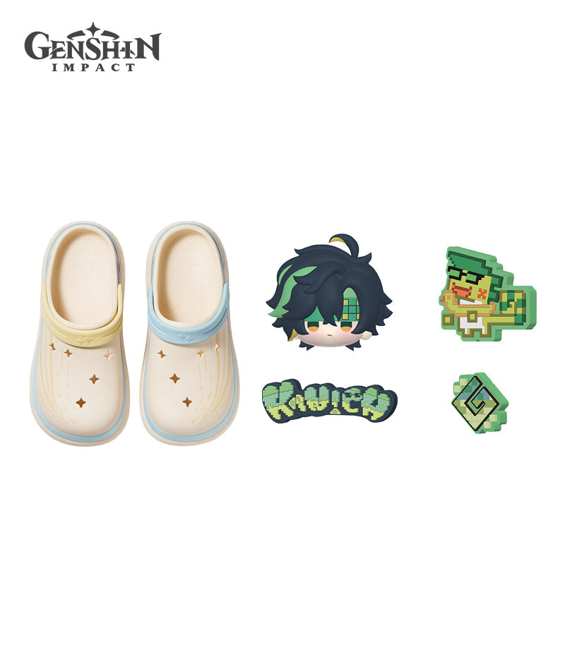 [Official Merch] Genshin Impact Midsummer Party Clogs & Charm Set