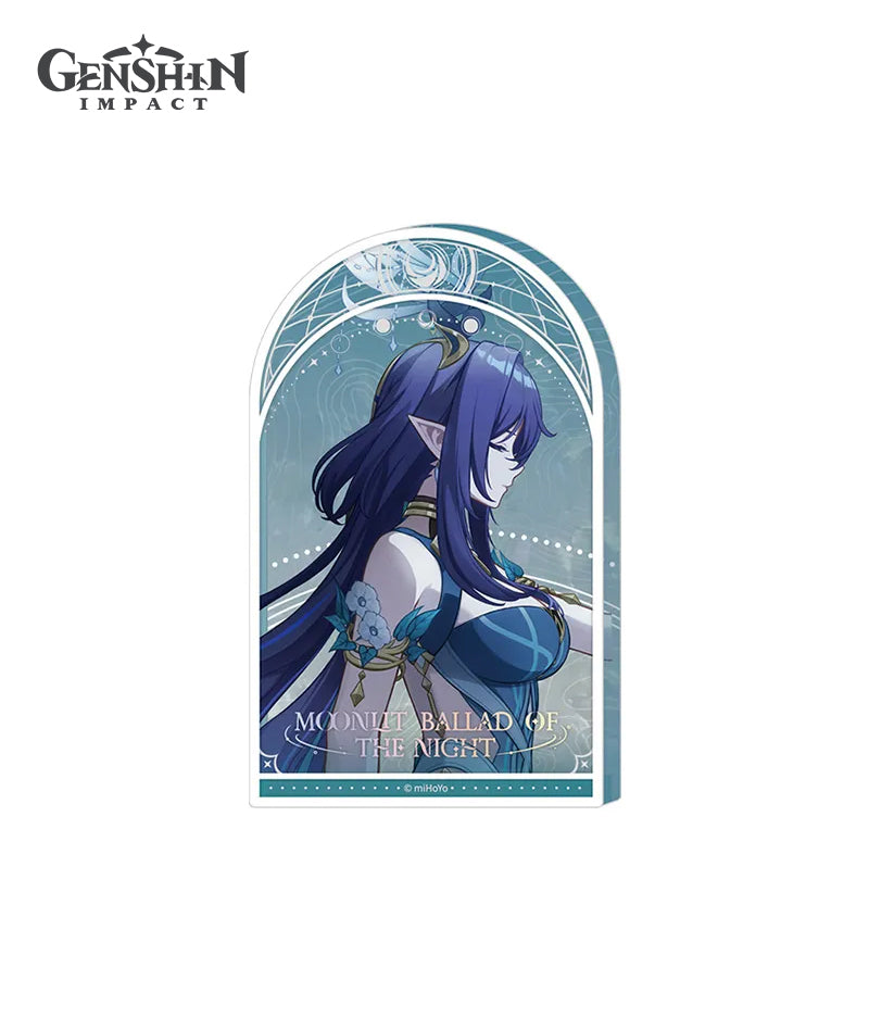 Genshin Impact Moonlit Ballad of The Night Acrylic Block