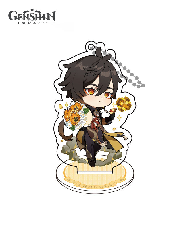 [Official Merchandise] Genshin Impact Destined Courtesy Series: Pillow, Badge & Hangable Stand