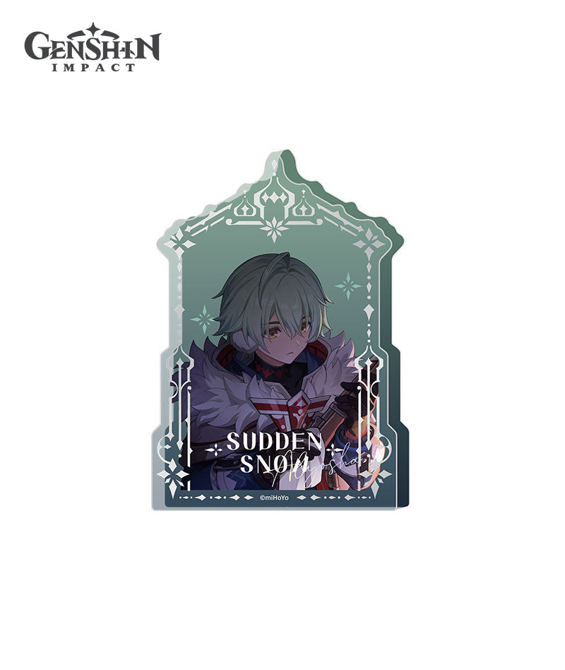 Genshin Impact Sudden Snow Series Acrylic Ornament