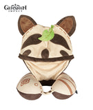 [Official Merchandise] Muji-Muji Daruma Sayu Eye Mask & Hooded U-Shape Pillow