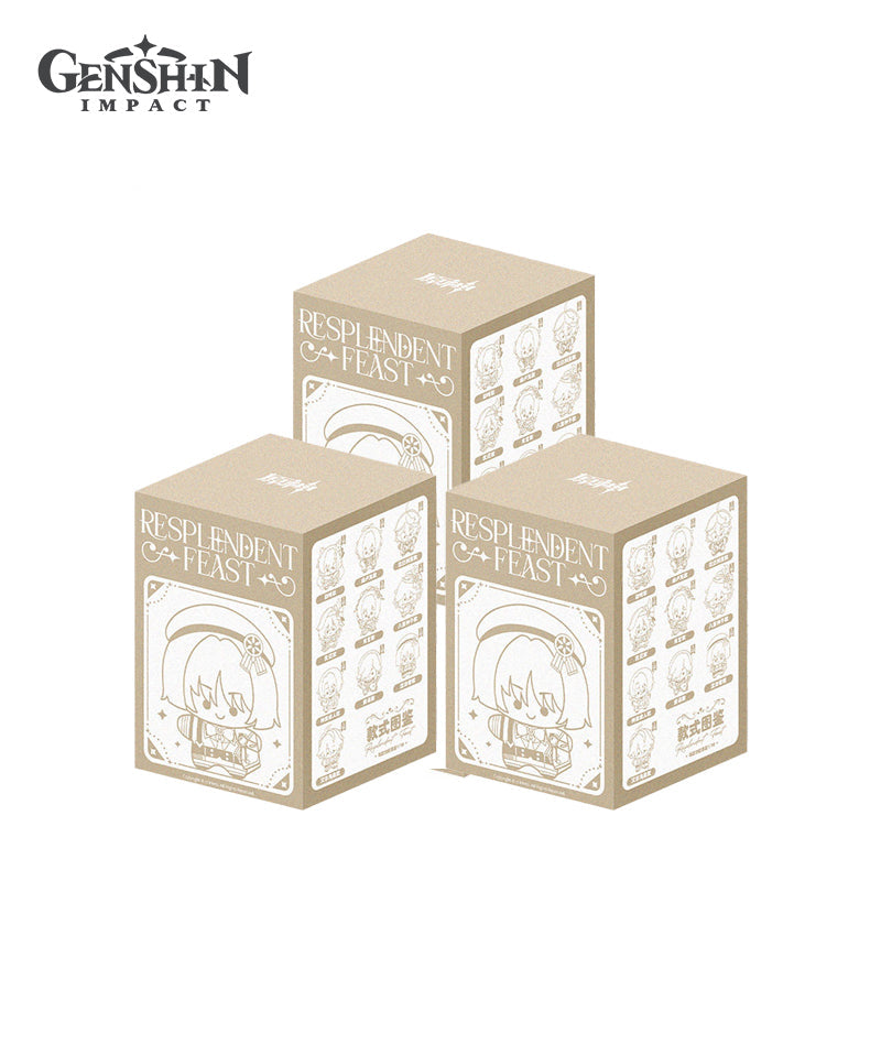 [Official Merch] Genshin Impact Resplendent Feast Chibi Plush Blind Box