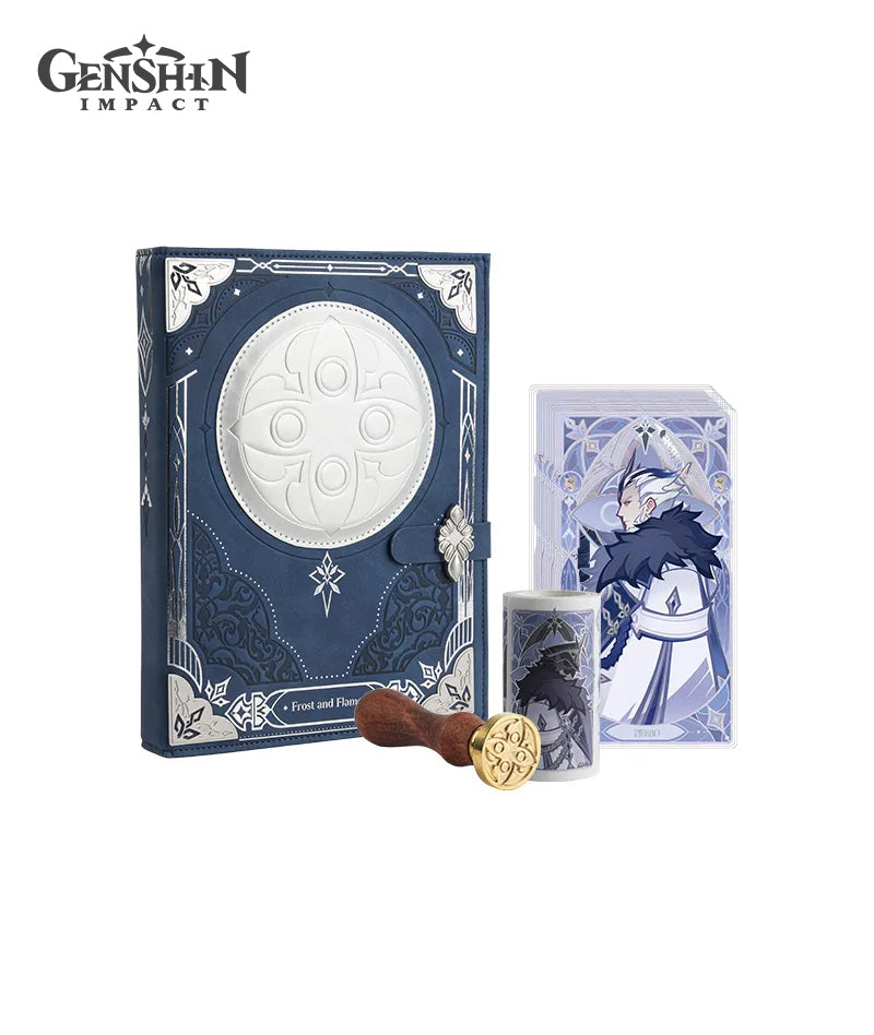 [Official Merch] Genshin Impact Frost and Flame Series Fatui Harbingers Journal Notebook Gift Box