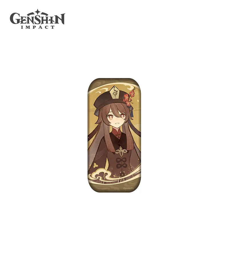 [Official Merch] Genshin Impact Zibai The Moon Amidst Wandering Clouds Badge