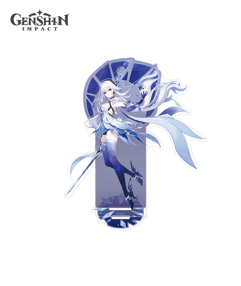 [Official Merchandise]  Genshin Impact Skirk Void Star Badge & Acrylic Stand