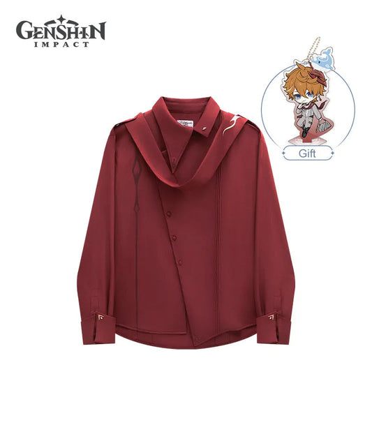 [Official Merch] Genshin Impact Tartaglia Theme Impression Long Sleeve Blouse