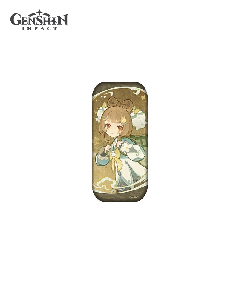 [Official Merch] Genshin Impact Zibai The Moon Amidst Wandering Clouds Badge