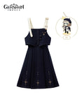 Genshin Impact Albedo Theme Impression Clothing Suspender Skirt