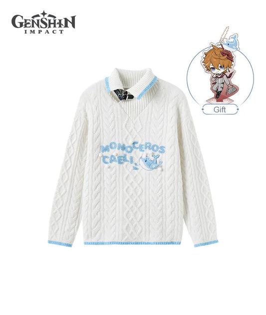 [Official Merch] Genshin Impact Tartaglia Theme Impression Knitted Sweater