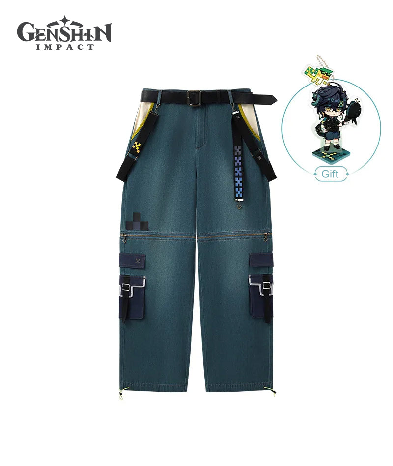 [Official Merchandise] Kinich Theme Impression Clothing Convertible Jeans