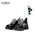 Kinich Theme Impression Platform Lace-Up Shoes