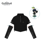 [Official Merchandise] Kinich Theme Impression Clothing Half-Zip T-Shirt with Sleeve Covers