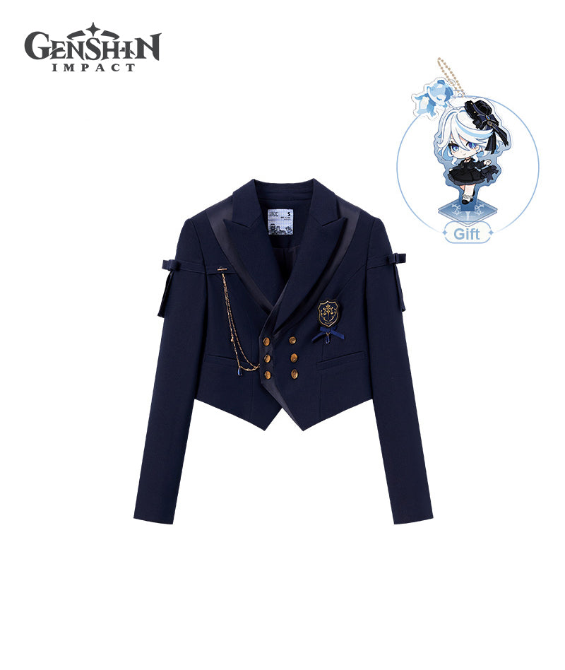 [Official Merchandise] Genshin Impact Furina Impression Clothing Cropped Uniform Jacket