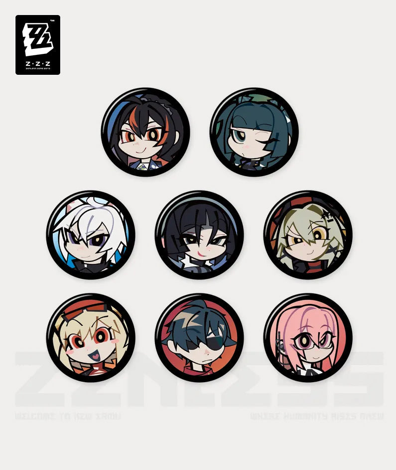 [Official Merchandise] Zenless Zone Zero Excellent Affinity Agent Avatar Mini Badge Blind Box Vol. 3