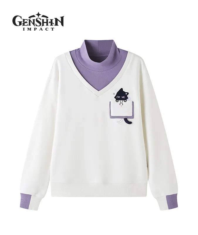 [Official Merchandise] Wanderer Scaramouche Cat Series Sweatshirt