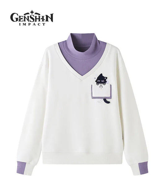 [Official Merchandise] Wanderer Scaramouche Cat Series Sweatshirt
