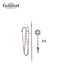[Official Merch] Genshin Impact Frost and Flame Series Fatui Harbingers Brooch Accessory Set