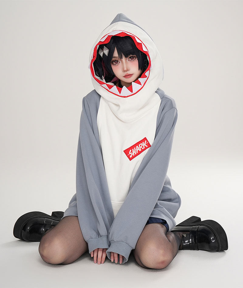 Zenless Zone Zero Sharkboo Bangboo Cosplay Hoodie