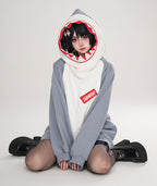 Zenless Zone Zero Sharkboo Bangboo Cosplay Hoodie