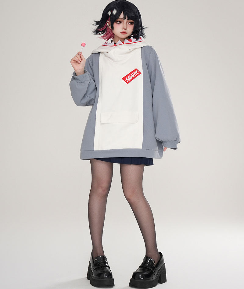 Zenless Zone Zero Sharkboo Bangboo Cosplay Hoodie