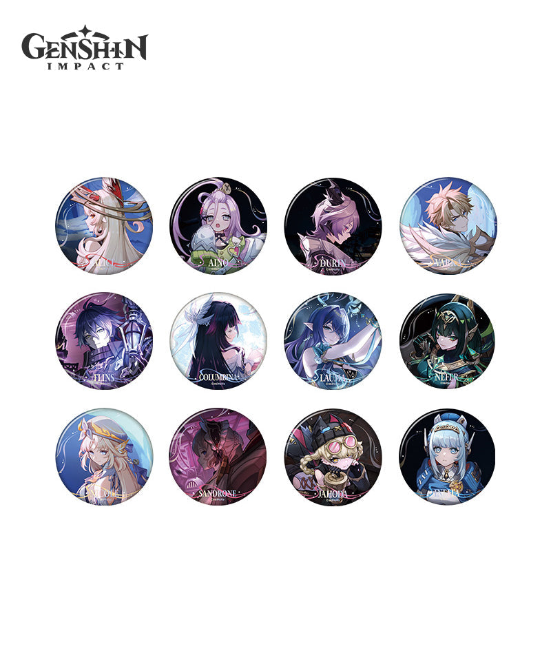 [Official Merch] Genshin Impact Song of the Welkin Moon Badges