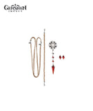 [Official Merch] Genshin Impact Frost and Flame Series Fatui Harbingers Brooch Accessory Set