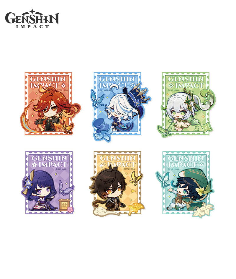 [Official Merch] Genshin Impact Teyvat Expo Collection: Toiletry Bag, Embroidered Patch & Luggage Tag