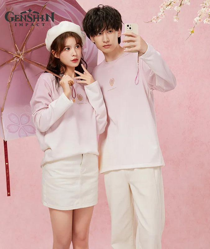 [Official Merchandise] Yae Miko Impression Clothing Long Sleeve T-Shirt Pink Gradient