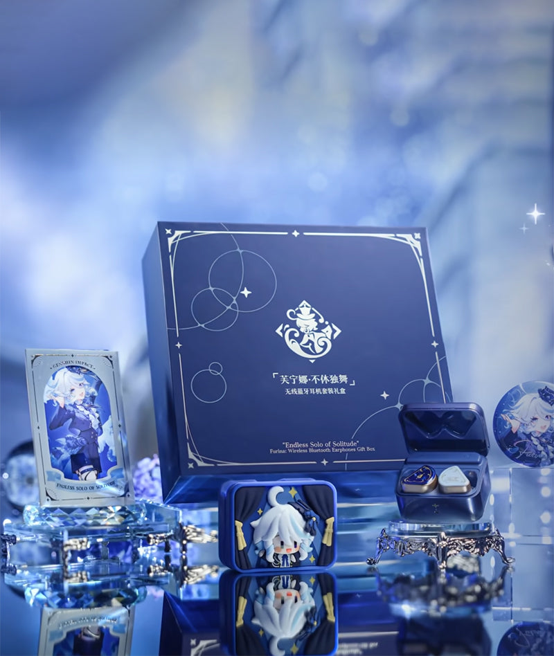 [Official Merch] Genshin Impact Furina Wireless Bluetooth Earphones Gift Box