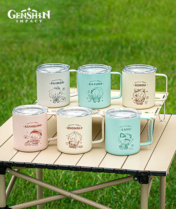 Go Camping! Series: Stainless Steel Mug with Coaster
