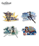 [Official Merchandise] Genshin Impact Drama Series Character Reflective Sticker, Car Decal